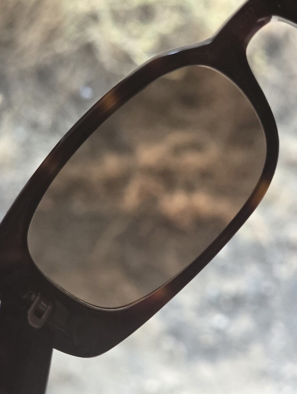 Bulova Peru Small Tortoise Rectangular Sunglasses - Picture 2 of 6